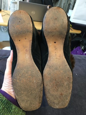 Lot 118 - A group of footwear, 1800-1880s