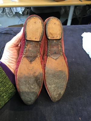 Lot 118 - A group of footwear, 1800-1880s