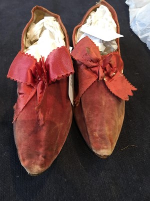 Lot 118 - A group of footwear, 1800-1880s