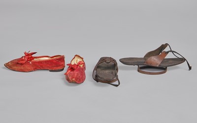 Lot 118 - A group of footwear, 1800-1880s