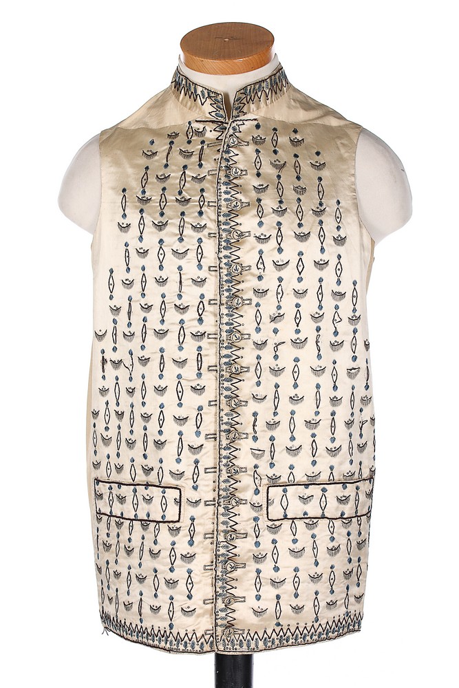 Stylish Embroidered Men Fancy Waistcoat - W-1974
