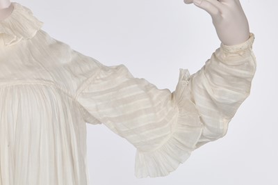 Lot 69 - A morning robe and chemise, 1820s