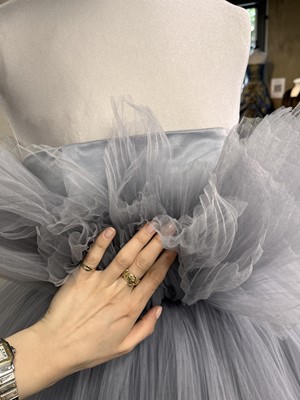 Lot 327 - A lilac tulle ball gown, circa 2016