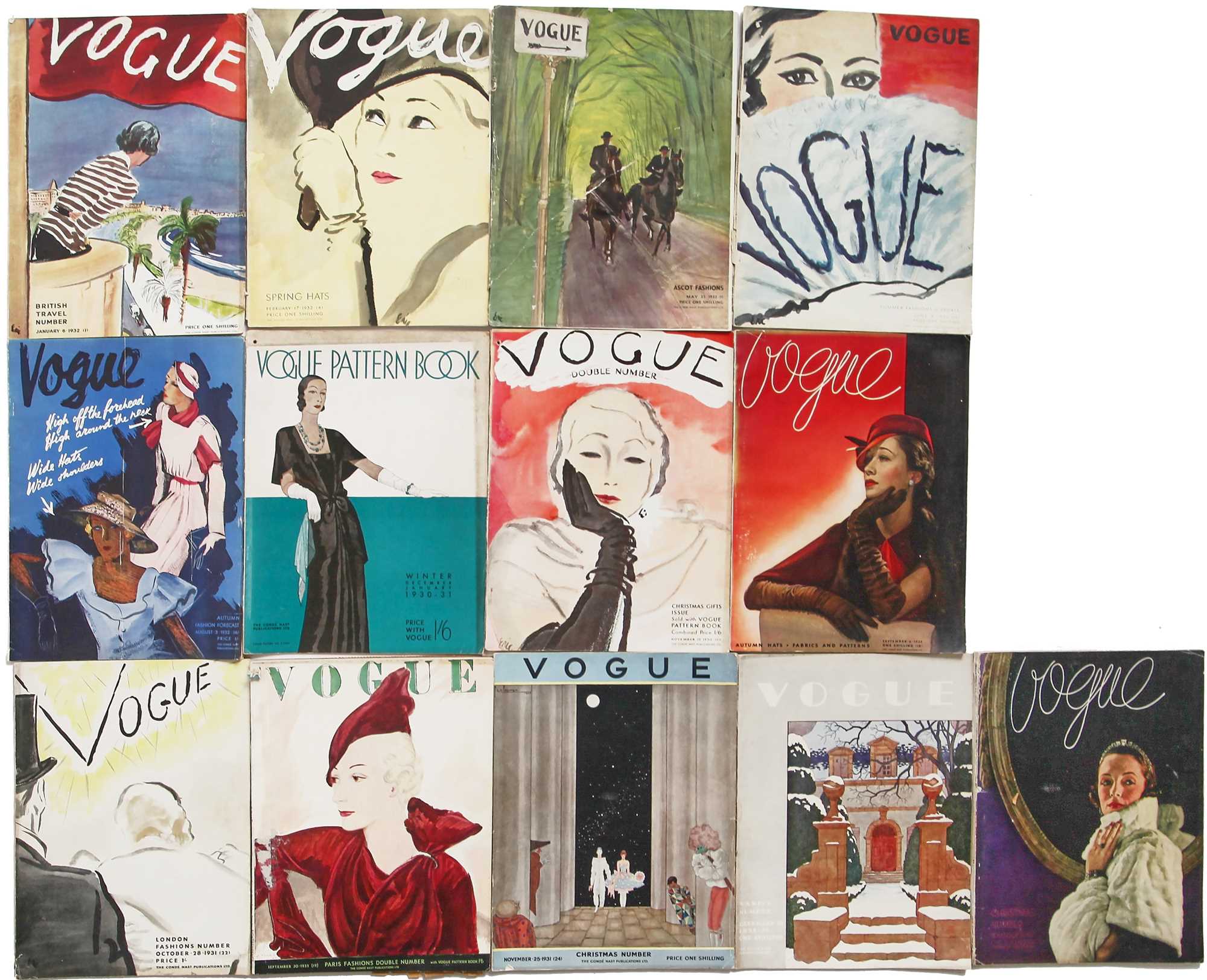 Lot 3 - British Vogue, 1930-1933 and French Vogue 1935