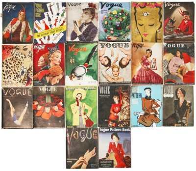 Lot 10 - British Vogue incomplete run 1939 - and near complete run 1940