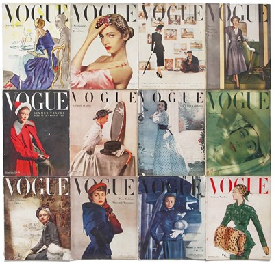 Lot 18 - British Vogue 1948, complete run