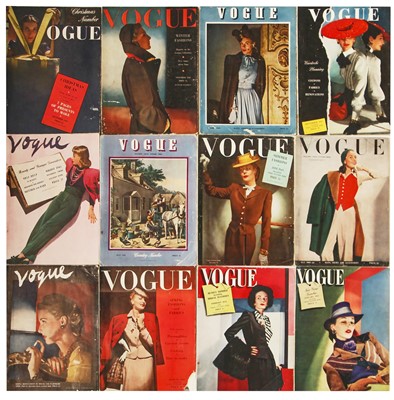 Lot 13 - British Vogue, 1943, complete run