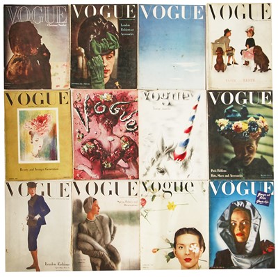 Lot 15 - British Vogue 1945, complete run