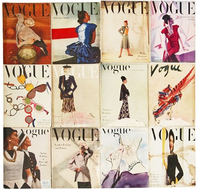 Lot 16 - British Vogue, 1946, complete run