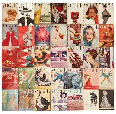 Lot 32 - Large group of British Vogue, 1950s