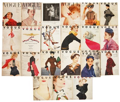 Lot 34 - American Vogue and Vogue incorporating Vanity Fair 1949 to 1952