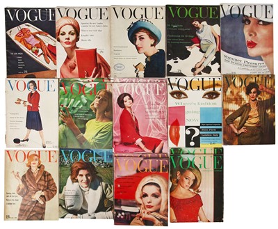 Lot 41 - British Vogue 1961, near complete run