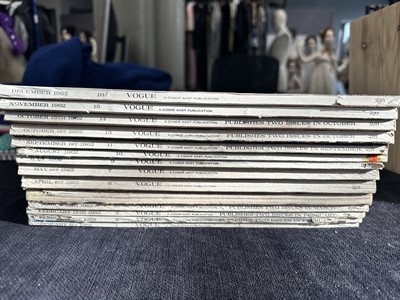 Lot 42 - British Vogue 1962, near complete run