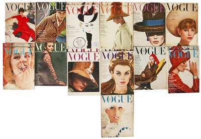 Lot 43 - British Vogue, 1963, near complete run