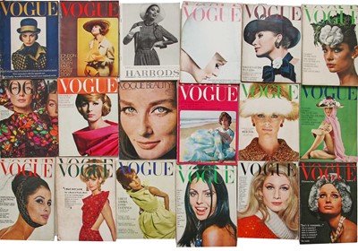 Lot 44 - British Vogue, 1964. complete run