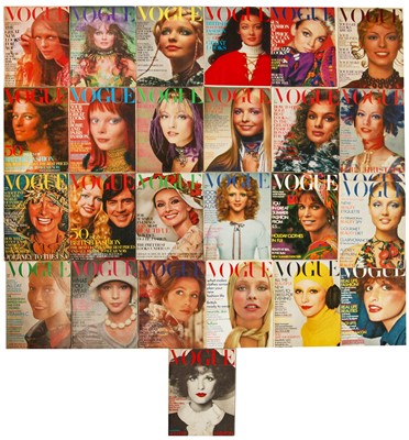 Lot 47 - British Vogue 1970 incomplete run and 1971 near complete run