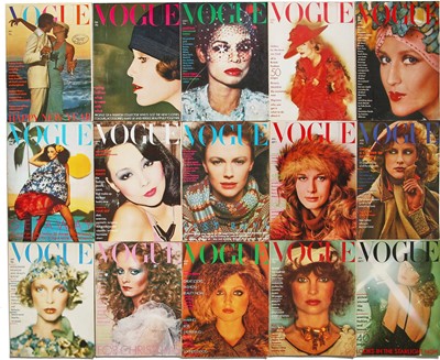 Lot 51 - British Vogue 1974, complete run