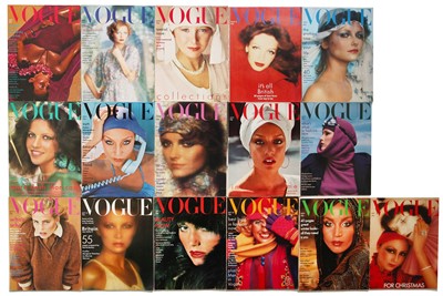 Lot 52 - British Vogue 1975, complete run