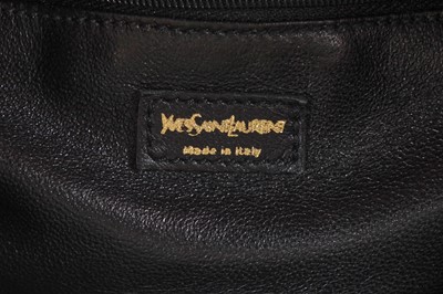 Lot 373 - An Yves Saint Laurent canvas and leather tote bag, circa 1990