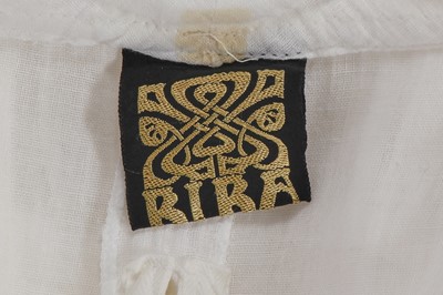 Lot 494 - A Biba white muslin maxi dress, circa 1970