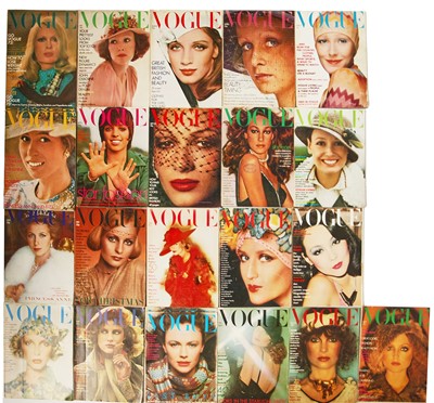 Lot 50 - British Vogue incomplete runs 1973 and 1974