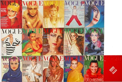 Lot 54 - British Vogue 1976, complete run