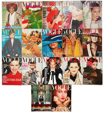 Lot 57 - British Vogue 1977, complete run