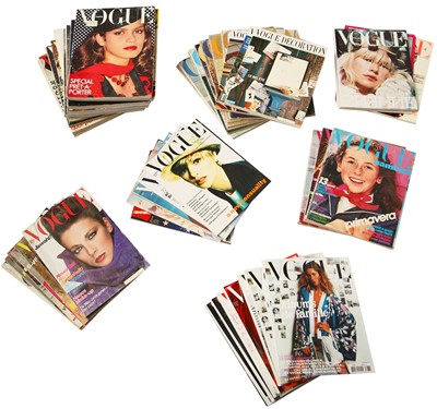 Lot 64 - International Vogue Magazines, 1970s-2000s