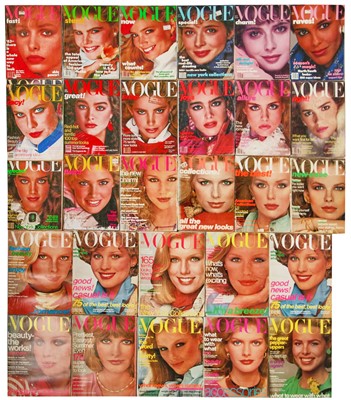 Lot 65 - American Vogue incomplete runs, 1970s-1980s