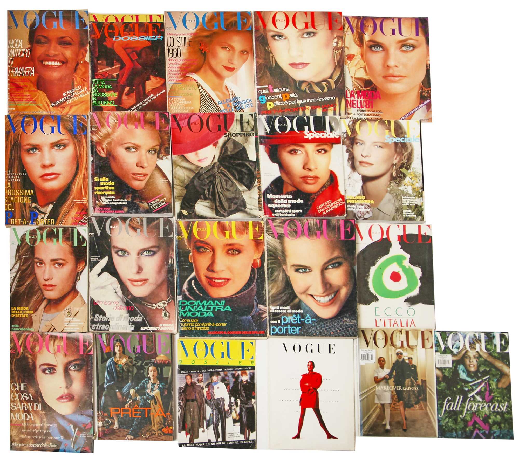 Click for high resolution Lot 69 - Vogue Italia 1980s-2000s