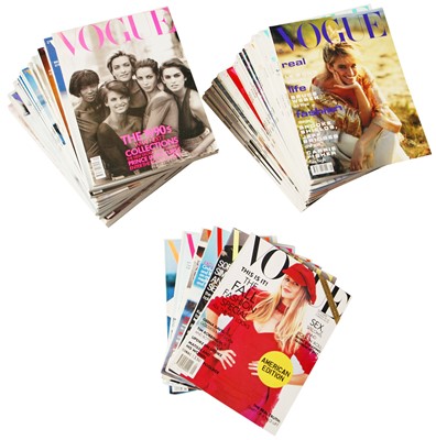 Lot 70 - British Vogue 1990-92, near complete runs