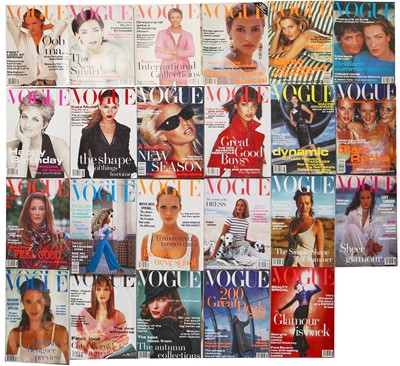 Lot 72 - British Vogue 1994, complete run, and 1993 near complete run