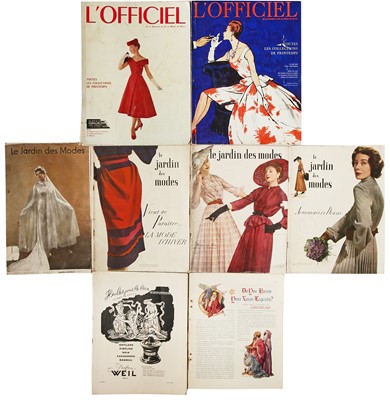 Lot 21 - Album du Figaro and l'Officiel, dating from the 1940s