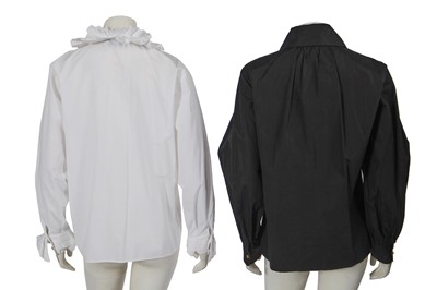 Lot 154 - Two Chanel by Karl Lagerfeld cotton blouses, modern