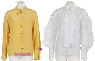Lot 156 - Two Chanel by Karl Lagerfeld blouses, 2010s