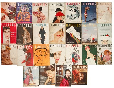 Lot 92 - Harper's Bazaar, 1950s, incomplete runs