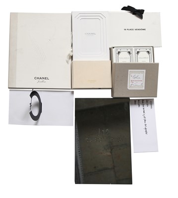 Lot 108 - A group of Chanel jewellery lookbooks, Holiday cards, and other ephemera, mostly 2000s