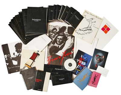 Lot 115 - A group of Yves Saint Laurent lookbooks, invitations, and programmes, 1990s-2000s