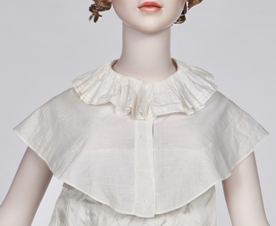 Lot 72 - A rare white cotton chemisette, 1815-20