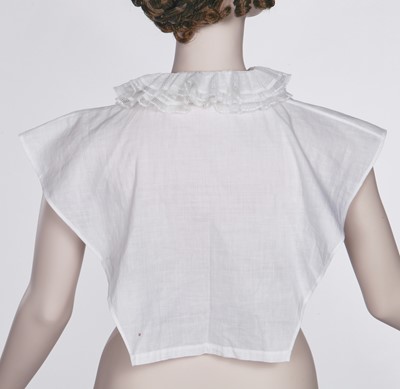 Lot 72 - A rare white cotton chemisette, 1815-20