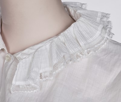 Lot 72 - A rare white cotton chemisette, 1815-20