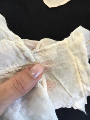 Lot 72 - A rare white cotton chemisette, 1815-20