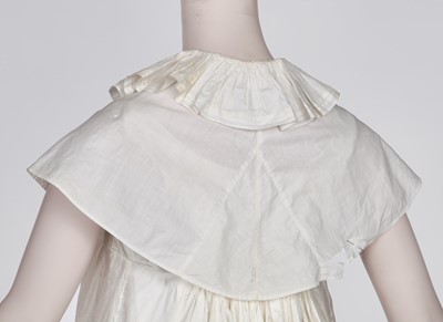 Lot 72 - A rare white cotton chemisette, 1815-20