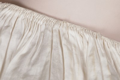 Lot 72 - A rare white cotton chemisette, 1815-20