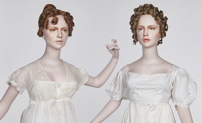 Lot 72 - A rare white cotton chemisette, 1815-20