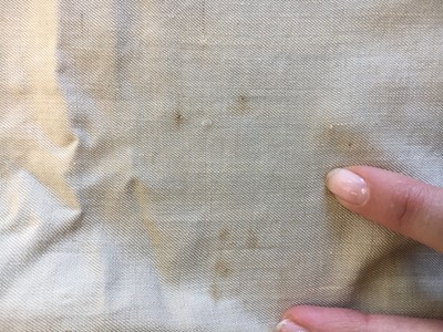 Lot 61 - Woven drawloom stole, probably Norwich, circa 1810