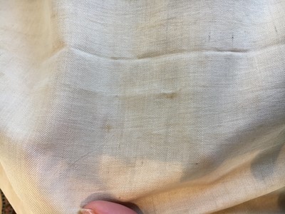 Lot 61 - Woven drawloom stole, probably Norwich, circa 1810