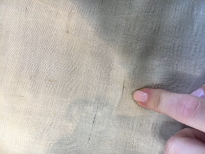 Lot 61 - Woven drawloom stole, probably Norwich, circa 1810