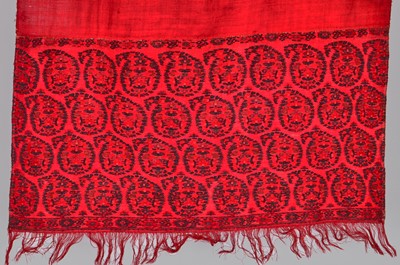 Lot 38 - A woven kashmir stole, early 19th century