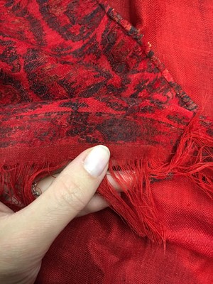 Lot 38 - A woven kashmir stole, early 19th century